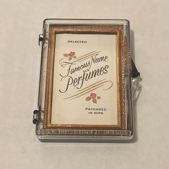 Famous Name Perfumes Packaged in Nips ~12 Glass Vials ~ Sample Set ~ Vintage. - Picture 9 of 12